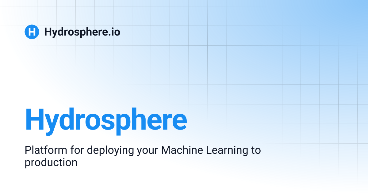 Hydrosphere website preview